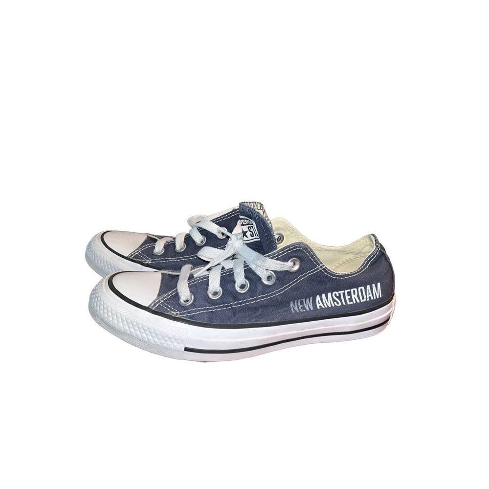 New Amsterdam Converse Navy Low Top Sneaker *Hard to Find* Sz 3.5 Men/ 5.5 Wom
